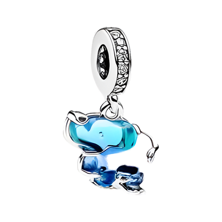 Blue Frog Charm - ZZ1773