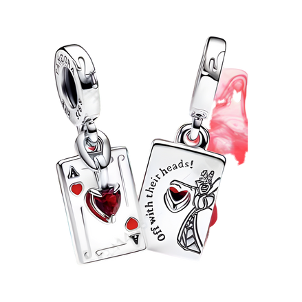 Queen of Hearts Card Charm - ZZ1797