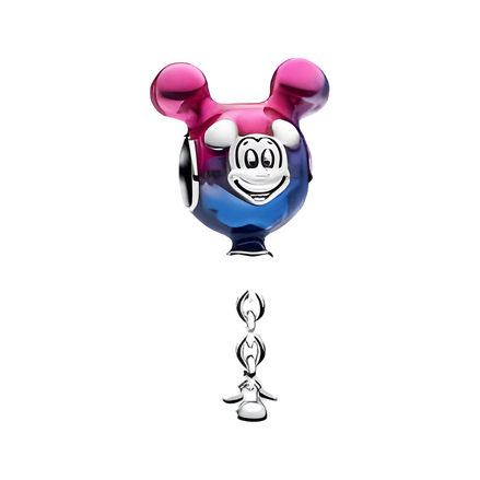 Blue Mouse Balloon Charm - ZZ1810