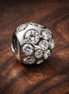 Clear Crystal Band - Clear Crystal Band Charm — display on walnut