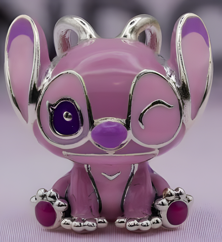 Purple Stitch Figure - Purple Stitch Figure Charm