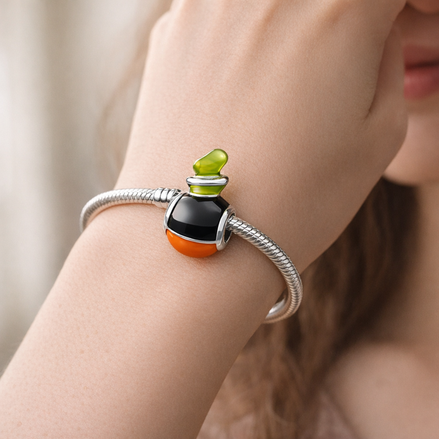Penguin Bead - Penguin Bead Charm — worn on wrist