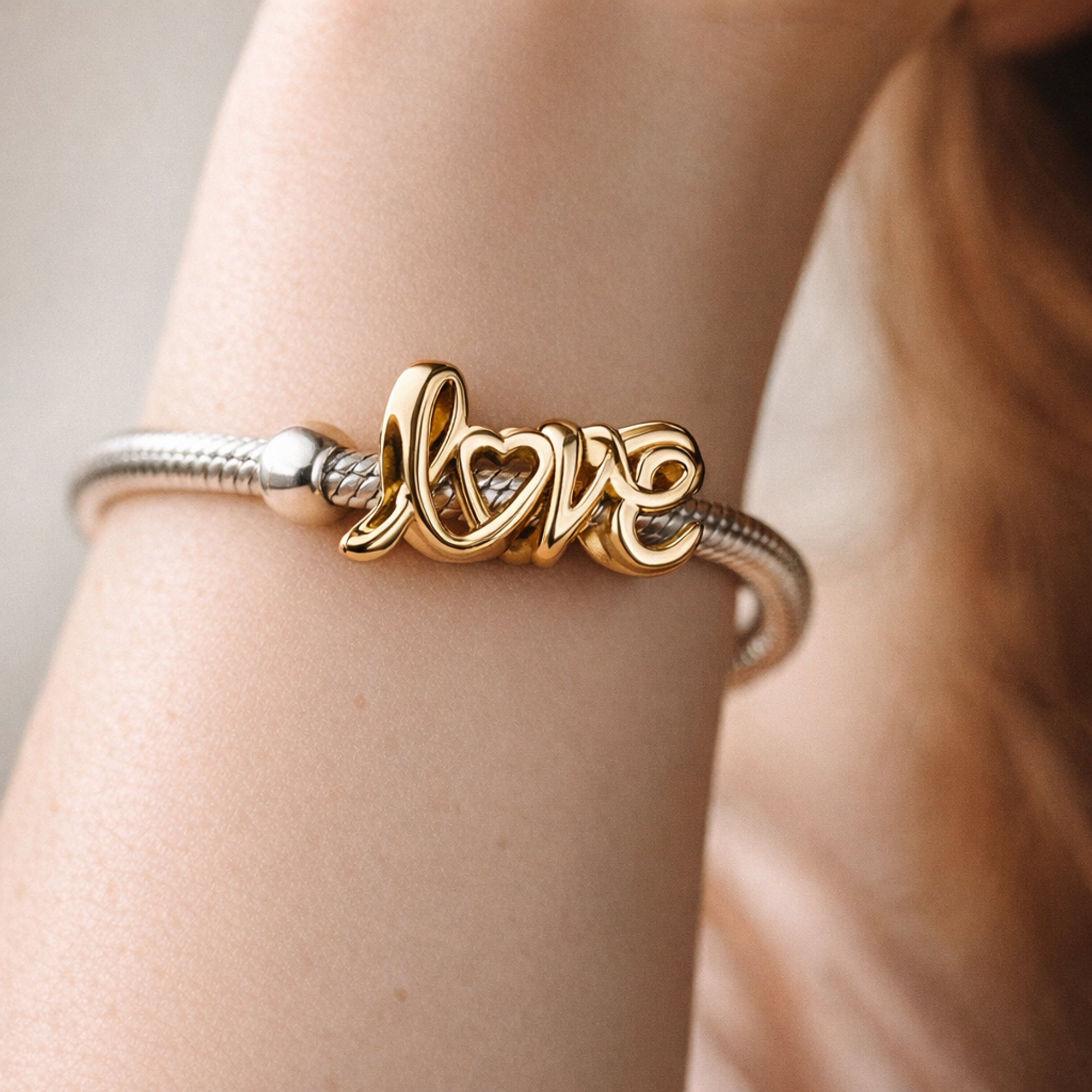 Handwritten Love Charm — worn on wrist