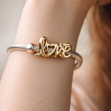 Handwritten Love Charm — worn on wrist