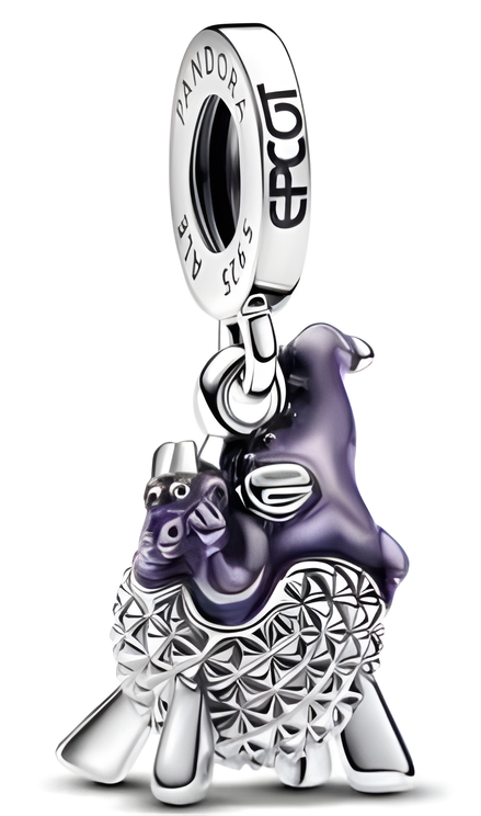 Purple Owl Dangle - Purple Owl Dangle Charm