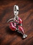 Mickey Balloon Bouquet Charm - Mickey Balloon Bouquet Charm — display on walnut