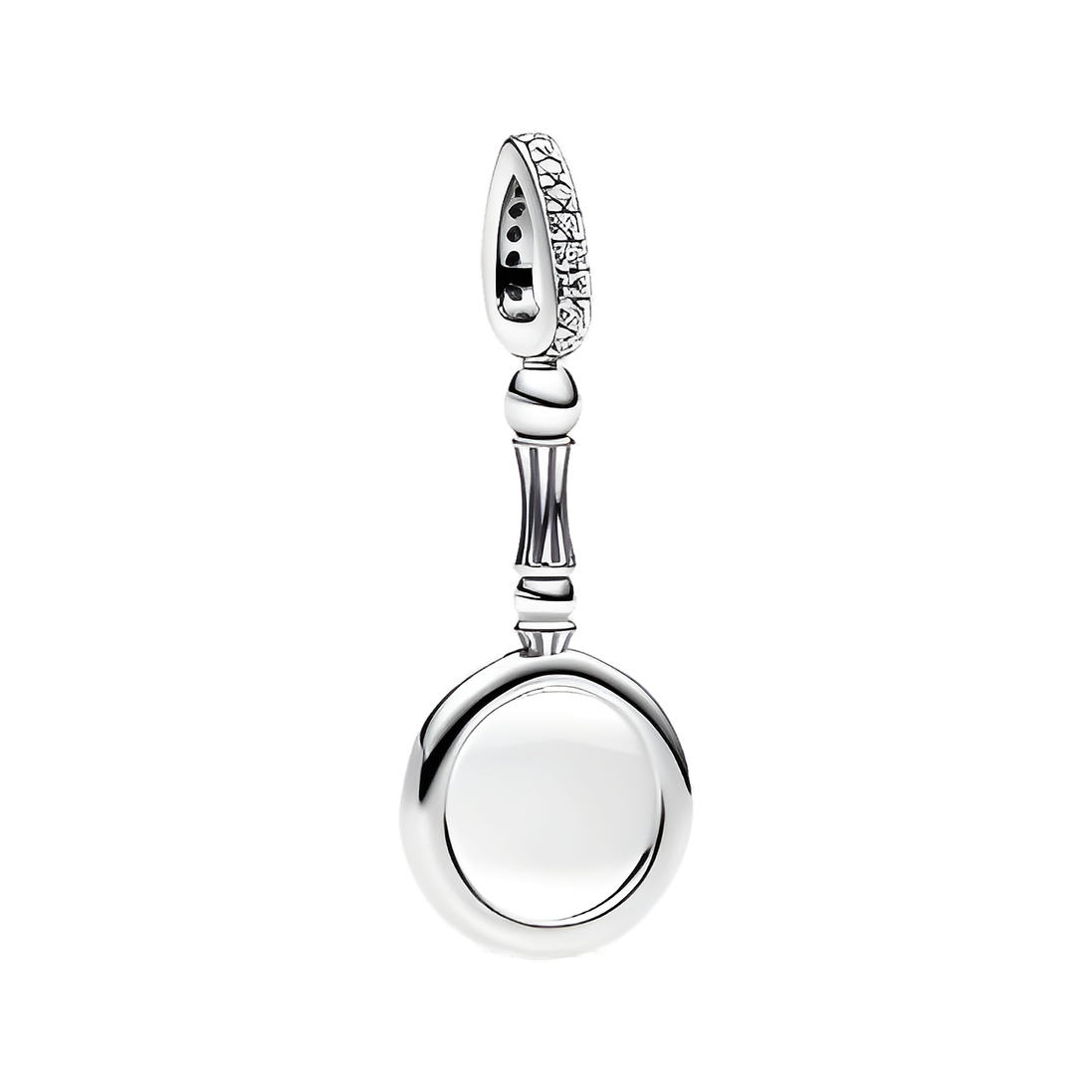 Silver Ring Dangle Charm - ZZ1884