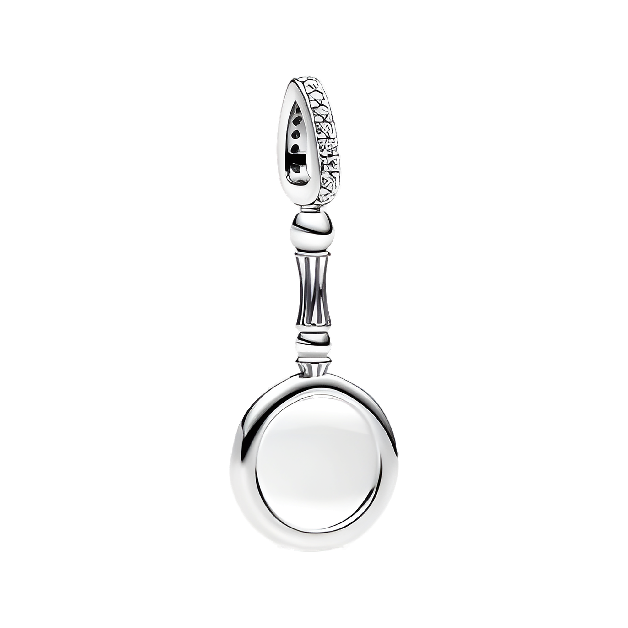 Silver Ring Dangle Charm - ZZ1884