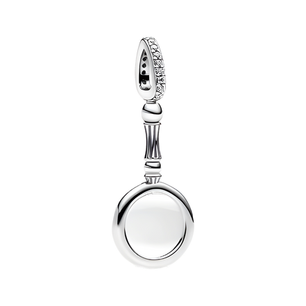 Silver Ring Dangle Charm - ZZ1884