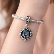 Police Dangle Charm — worn on wrist