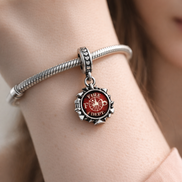 Firefighter Dangle Charm — worn on wrist