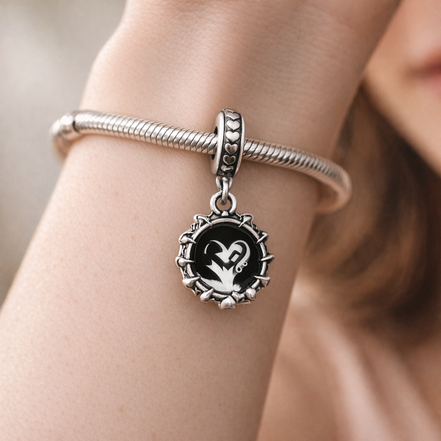 Healthcare Heart Charm - Healthcare Heart Charm — worn on wrist