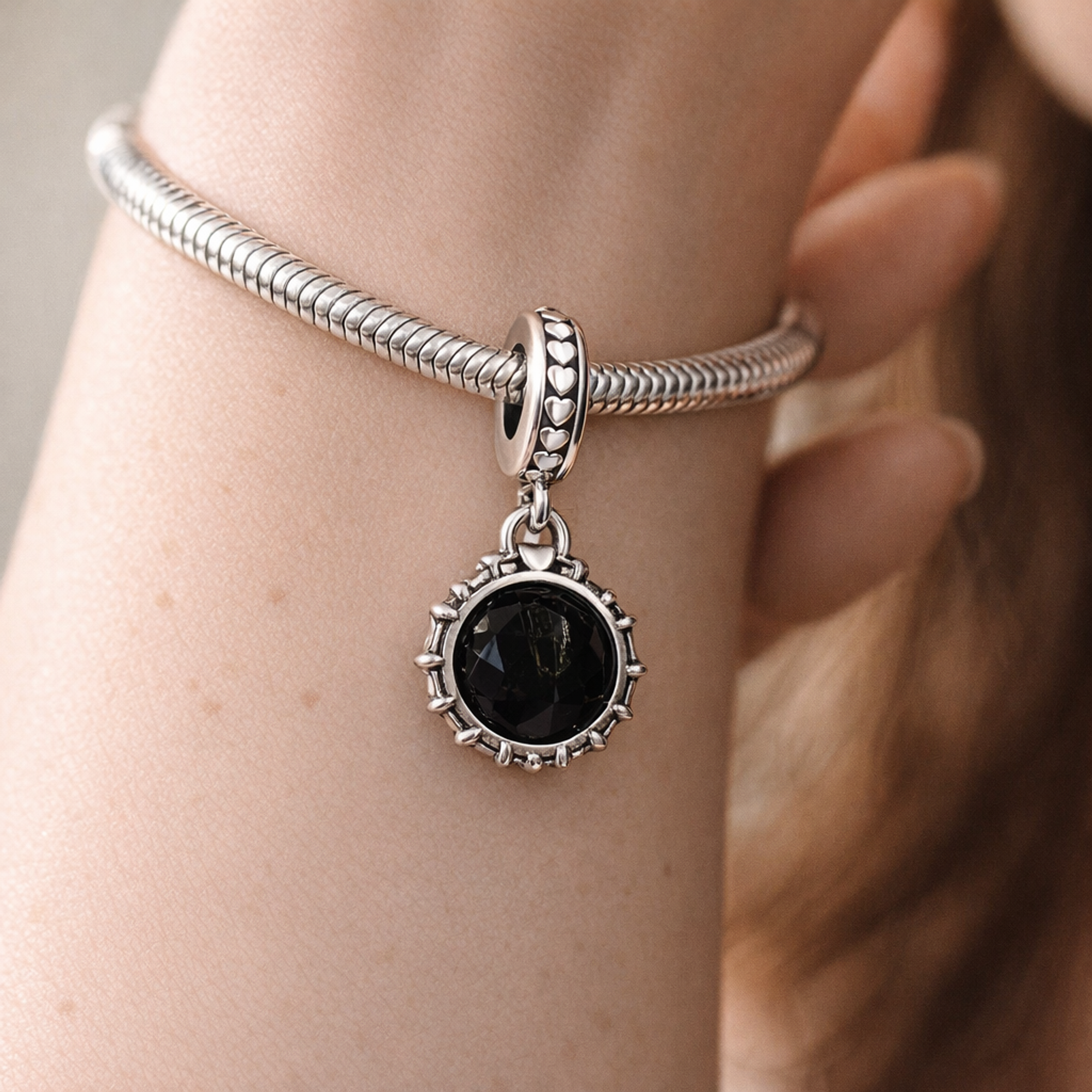 Taurus Zodiac Charm - Taurus Zodiac Charm — worn on wrist