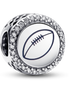 Engravable Football Charm - ZZ1932 - 792016CZ_E073 image 1