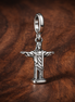 Christ the Redeemer Charm - Christ the Redeemer Charm — display on walnut