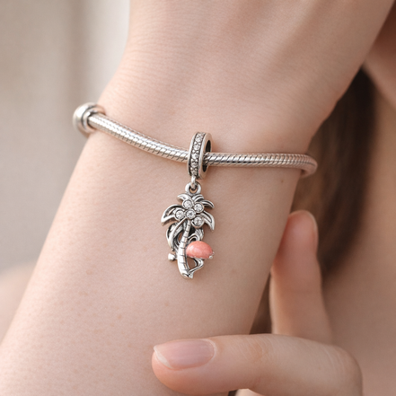 Miami Dangle Charm — worn on wrist