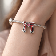 Red Torii Gate Charm - Red Torii Gate Charm — worn on wrist