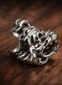 Disney Goofy Openwork Charm — display on walnut