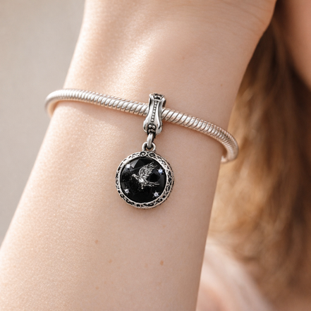 Fairy Star Medallion - Fairy Star Medallion Charm — worn on wrist