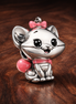 Disney The Aristocats Marie Charm — display on walnut