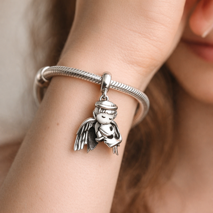 Angel of Love Charm — worn on wrist