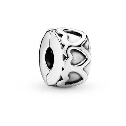 Band of Hearts Clip Charm - ZZ358 - 791978 image 1