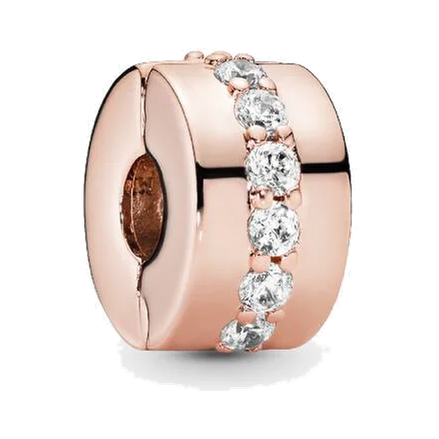 Sparkling Row Spacer Charm - ZZ389 - 781972CZ image 1