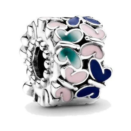 Butterflies Clip Charm - ZZ453 - 797863ENMX image 1