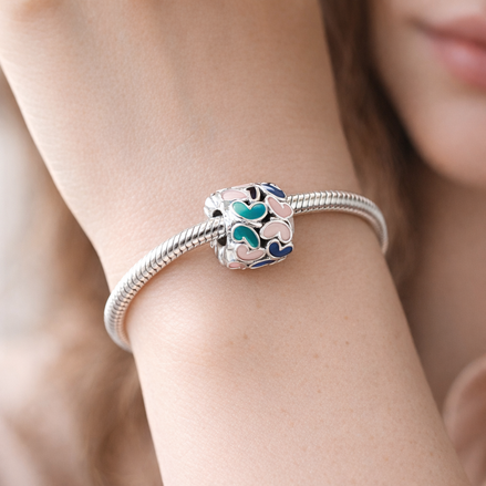 Butterflies Clip Charm — worn on wrist