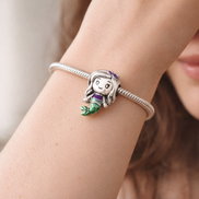 Ariel Mermaid Charm - Ariel Mermaid Mini Charm — worn on wrist