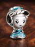 Princess Jasmine Charm - Princess Jasmine Mini Charm — display on walnut