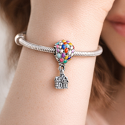 Disney Pixar Up House & Balloons Charm — worn on wrist