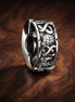 Family Always Pavé Clip Charm — display on walnut