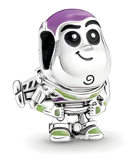 Sterling Silver Space Ranger Character Charm with Enamel