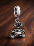 Disney Pixar Wall-E Dangle Charm — display on walnut