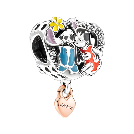 Tropical Friends Ohana Heart - Tropical Friends Ohana Heart Dangle Charm — product