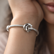 Letter G Alphabet Charm — worn on wrist