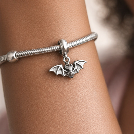 Letter K Alphabet Charm — worn on wrist