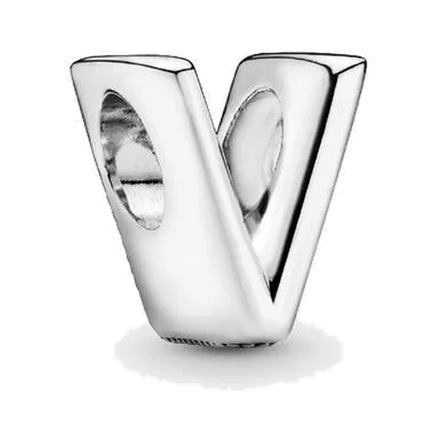 Letter V Alphabet Charm - ZZ824 - 797476 image 2
