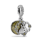 Disney Beauty and the Beast Dancing Dangle Charm