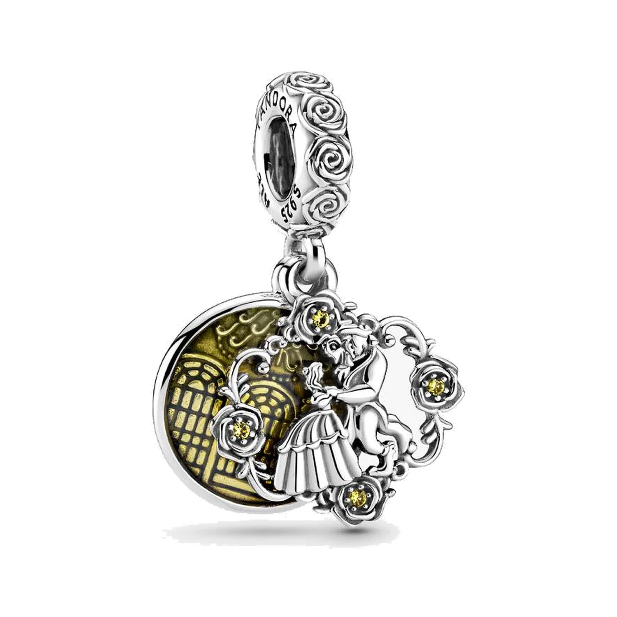 Disney Beauty and the Beast Dancing Dangle Charm