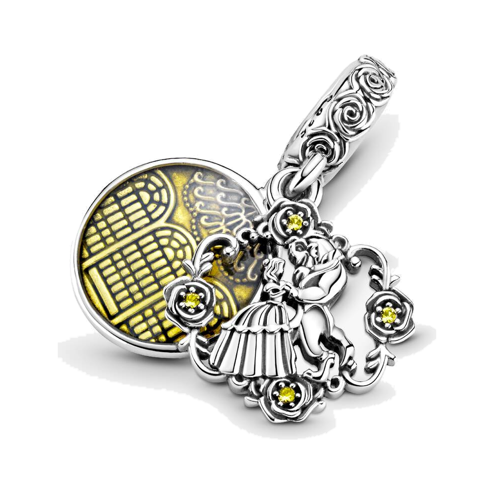 Disney Beauty and the Beast Dancing Dangle Charm