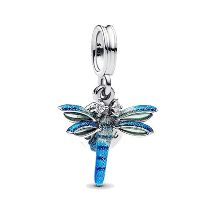 Dragonfly Double Dangle Charm