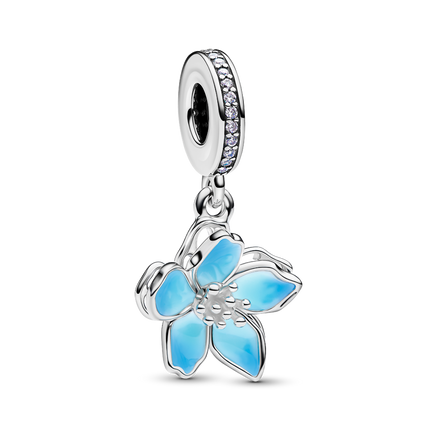 Blue Blossom Dangle Charm