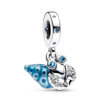Glow-in-the-dark Hermit Crab Dangle Charm