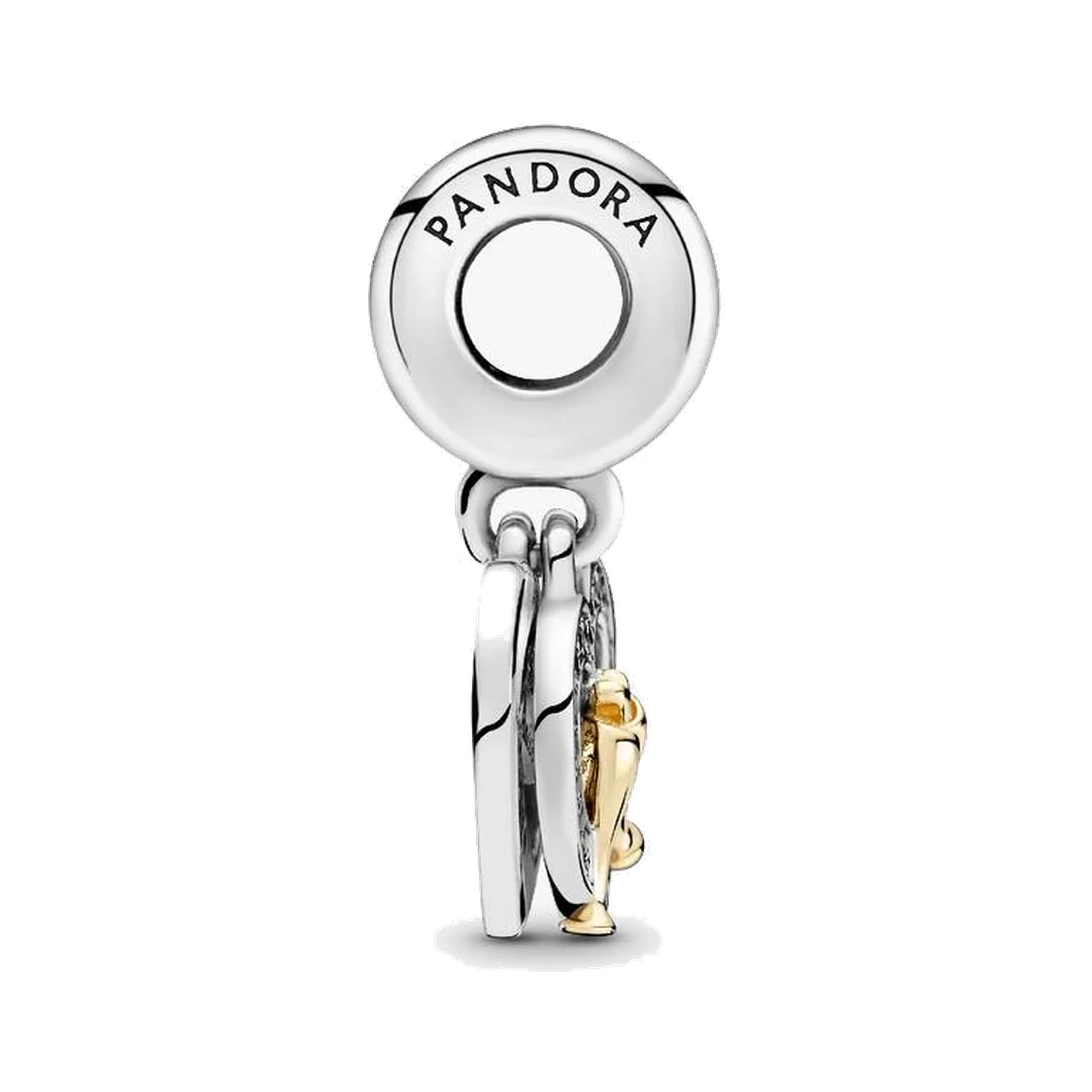 Two-tone Happy Anniversary Dangle Charm