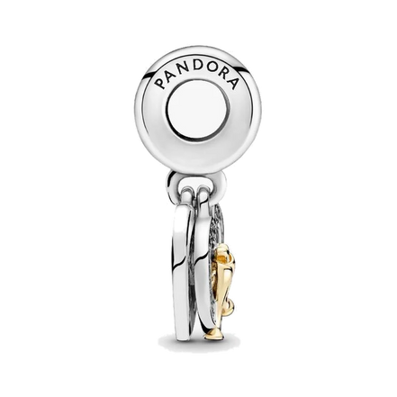 Two-tone Happy Anniversary Dangle Charm
