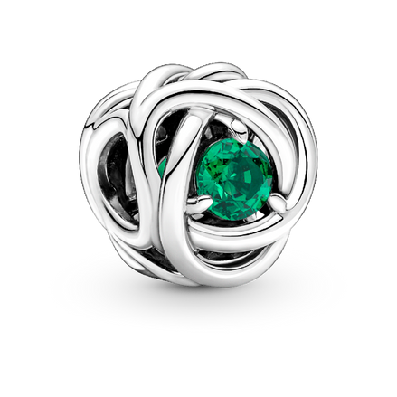 May Green Eternity Circle Charm