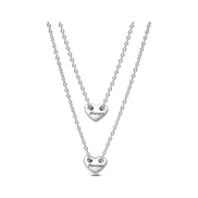 Forever & Always Splittable Heart Collier Necklaces Necklace