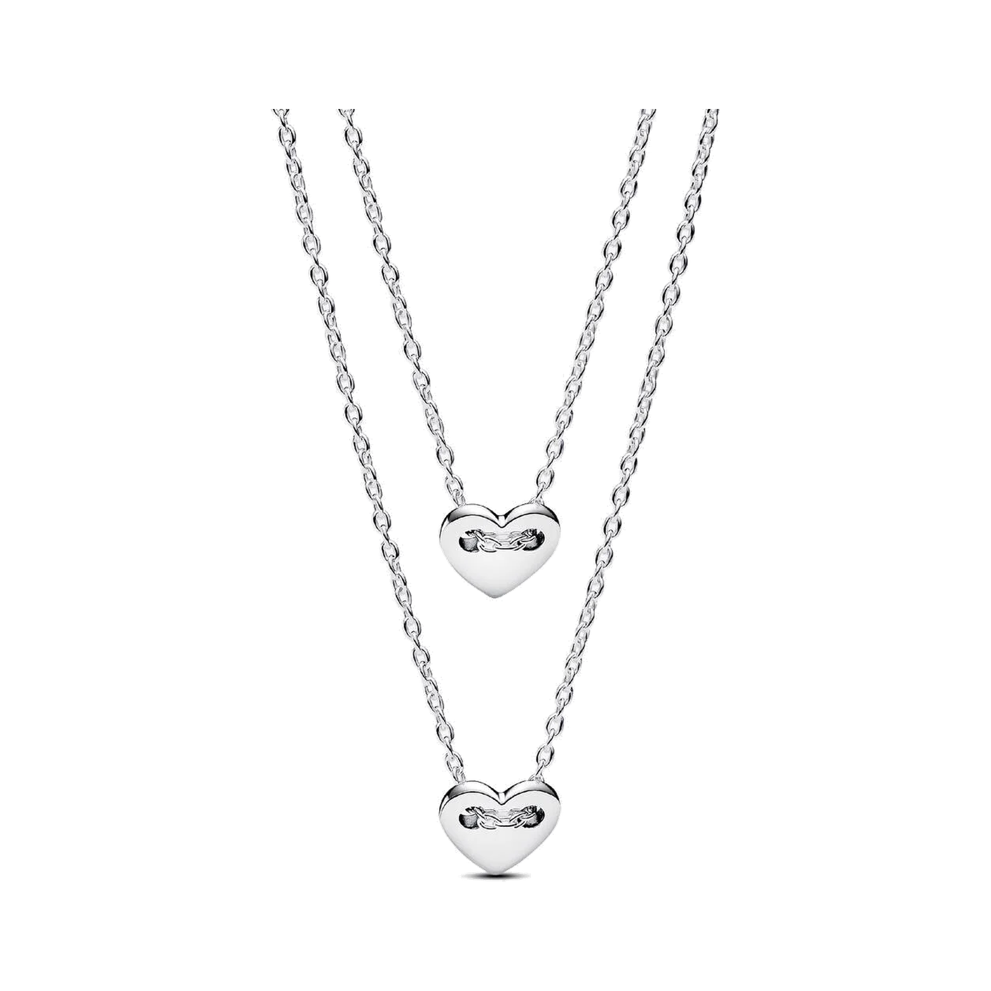 Forever & Always Splittable Heart Collier Necklaces Necklace